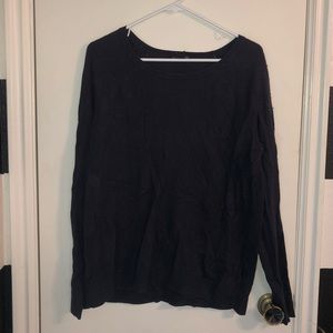 H&M navy cashmere sweater